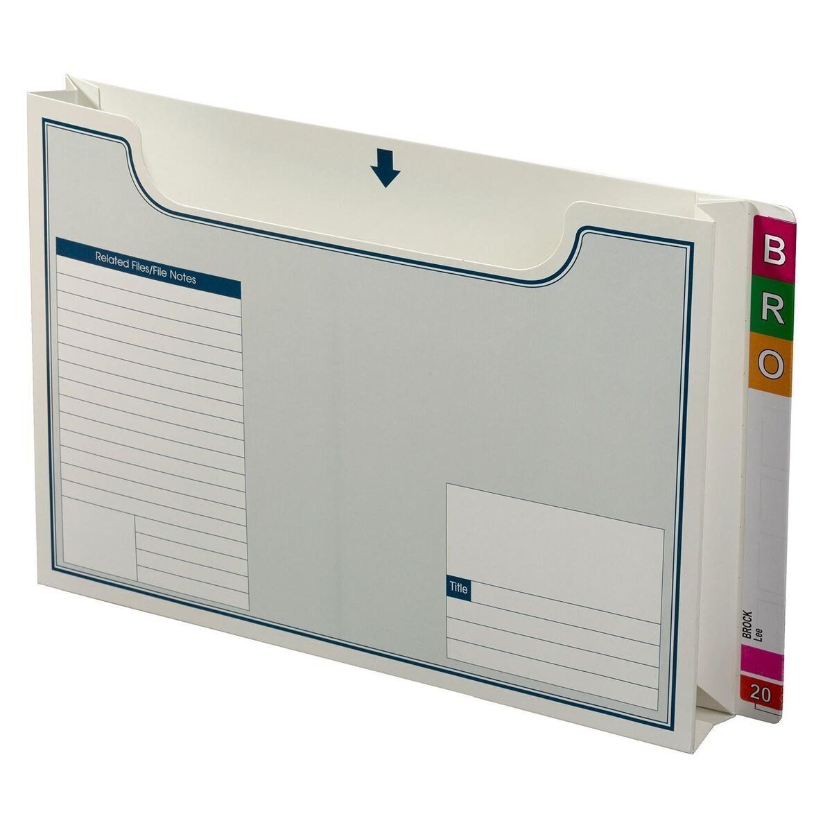 Avery 46715 White Lateral Notes Files Wallet 355Mm X 235Mm Expansion 20 ...