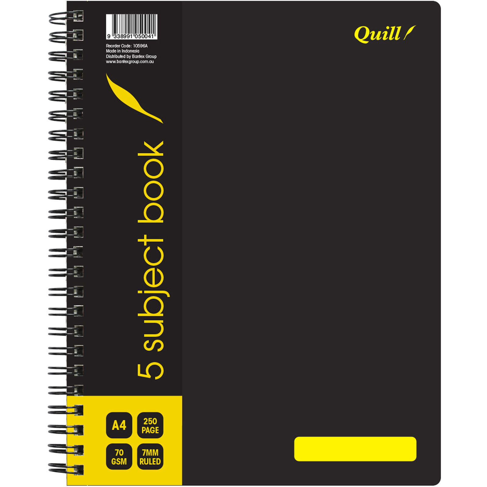 Quill A4 80gsm Paper Black 250 Pack