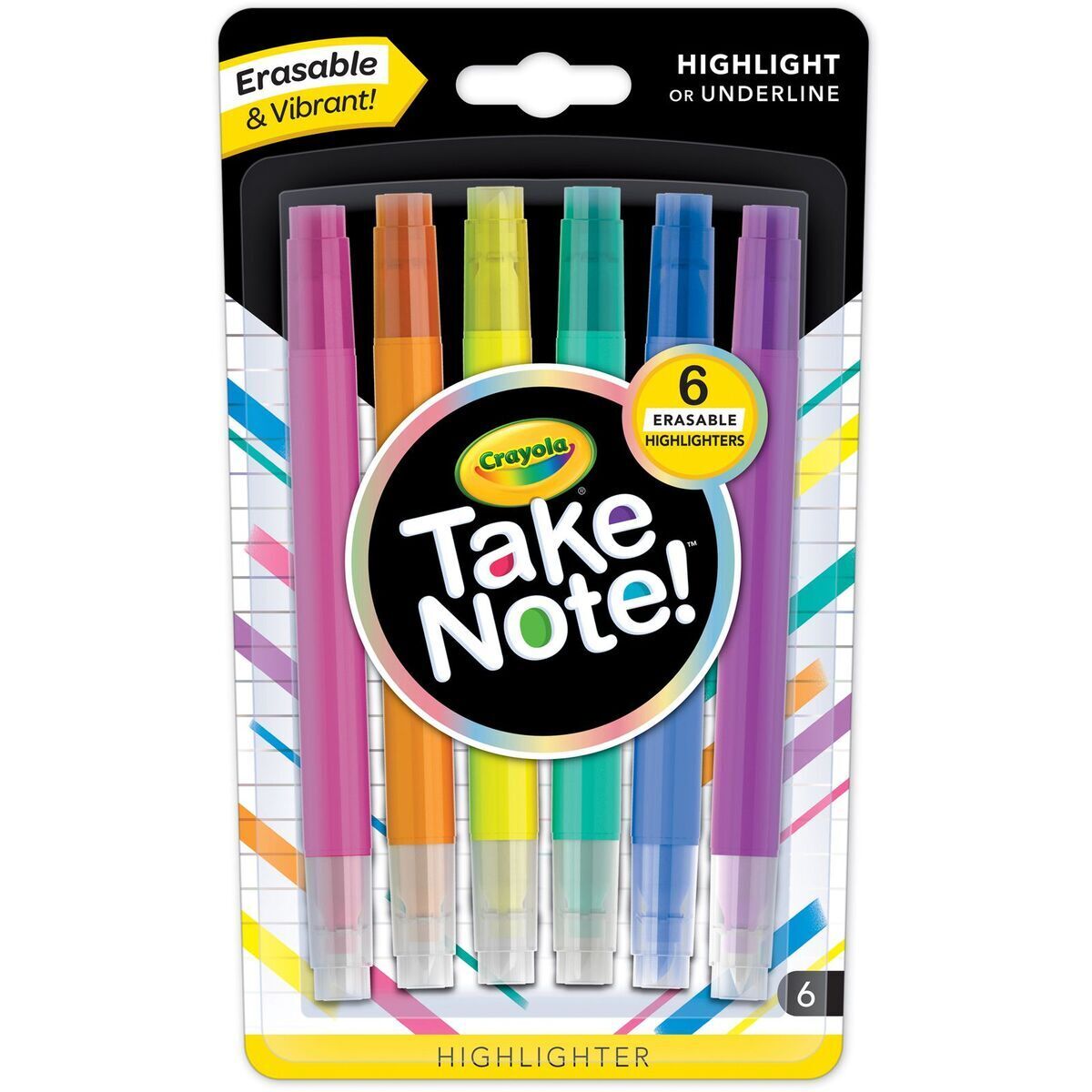 best highlighters for schoolHighlighterCrayola Take Note Dual Tip